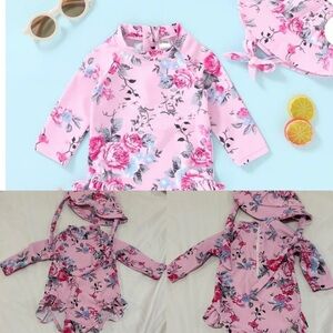 Young Tree Floral Swim Set